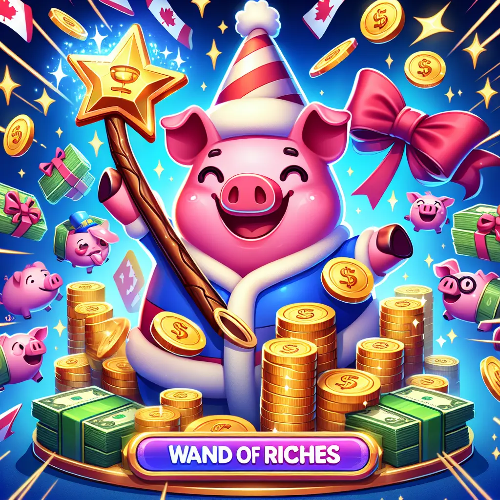 Piggy Prizes Wand of Riches slot game